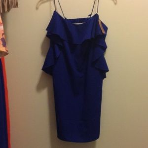 Royal blue dress